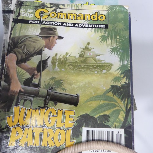 309 - A collection of Collectors items, to include a bag of British Pennies, 43 editions of Commando Comic... 