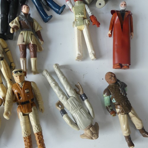 228 - A collection of mixed Star Wars Figures, approximately 40 in total from late 1970's/early 1980's) pl... 