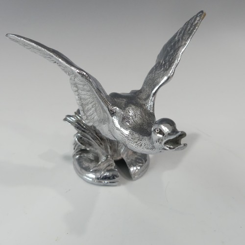 159 - A Car Mascot modelled as a Swan in flight together with a Brass Star of David Mascot/Emblem. (2)... 