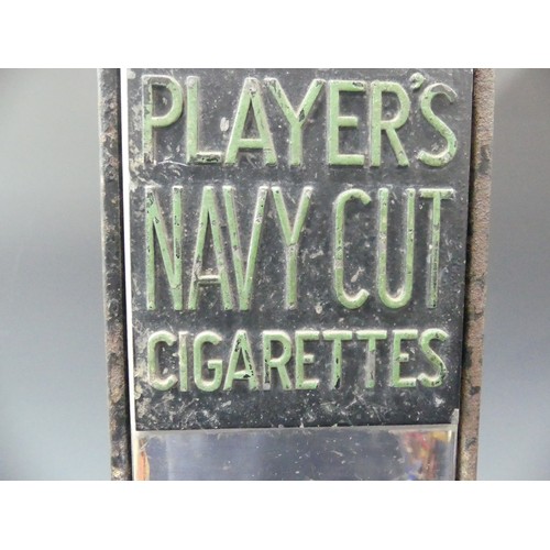 332 - A Vintage 1920's Players Navy Cut cigarette vending machine, wall mounted for Players Navy Cut mediu... 