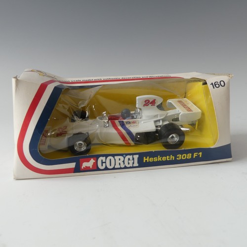 270 - A Collection of six Dinky and Corgi Toys, including a boxed Corgi Lotus Elite racing car & trail... 