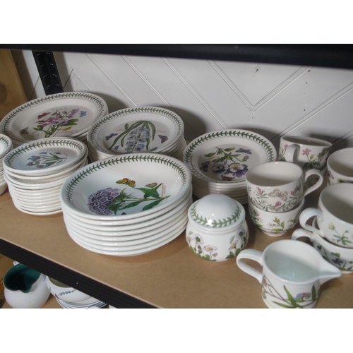 501 - A quantity of Portmeirion Botanic Gardens Tea and Dinner Wares, comprising eight Cups and Saucers, f... 