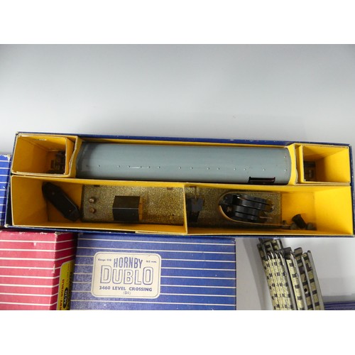 285 - Hornby Dublo EDG7 0-6-2 Tank Goods Train Set, boxed, and an EDL18 Standard 2-6-4 Tank Locomotive, BR... 