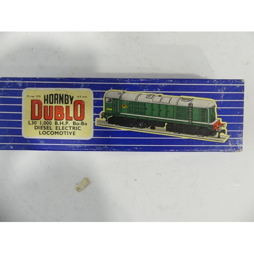 288 - Hornby-Dublo ‘OO’gauge 3-rail 3234 Delta Diesel Electric Locomotive, D9001 'St Paddy', BR, two tone ... 