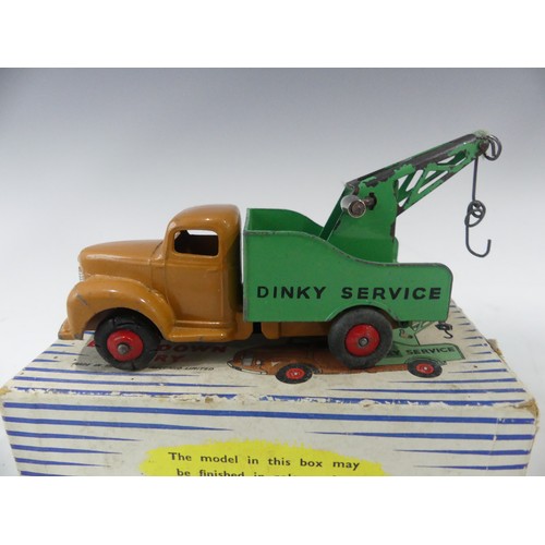 289 - Five Dinky Supertoys, all boxed, including 430 Breakdown Lorry, 961 Blaw-Knox Bulldozer, 962 Dumper ... 