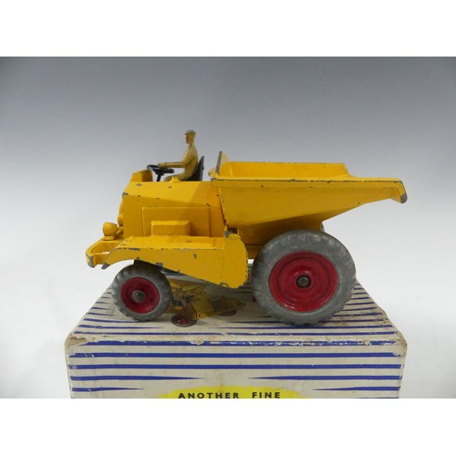 289 - Five Dinky Supertoys, all boxed, including 430 Breakdown Lorry, 961 Blaw-Knox Bulldozer, 962 Dumper ... 