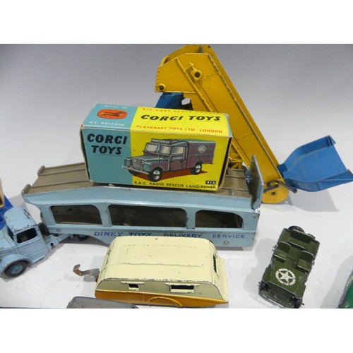 291 - Corgi 416 R.A.C. Radio Rescue Land-Rover, boxed, and Dinky 191 Dodge Royal Sedan, boxed, together wi... 