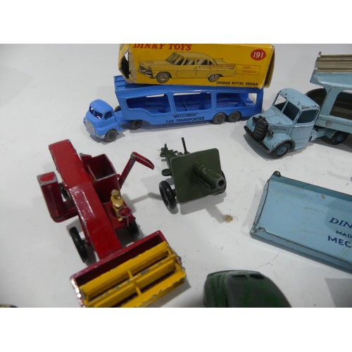 291 - Corgi 416 R.A.C. Radio Rescue Land-Rover, boxed, and Dinky 191 Dodge Royal Sedan, boxed, together wi... 