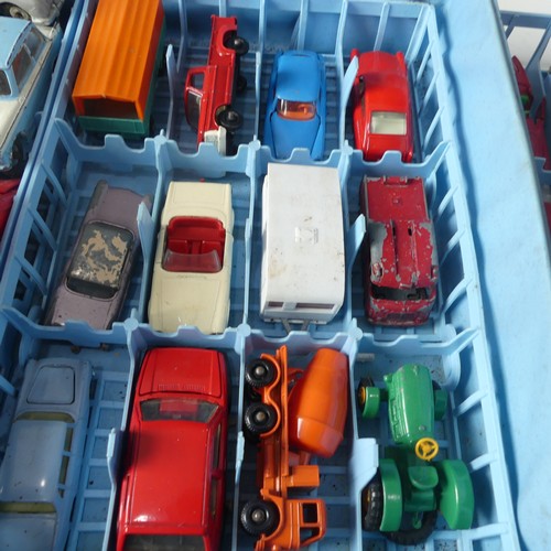 292 - A Matchbox Toys Collectors Case containing approximately fifty four models, including cars, vans, ca... 