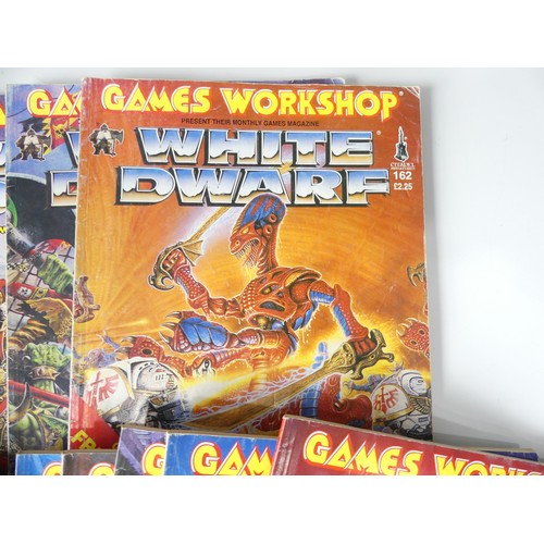 349 - A collection of Games Workshop White Dwarf magazines, No's 141, 149,150, 151 and 160 to 173 tog... 