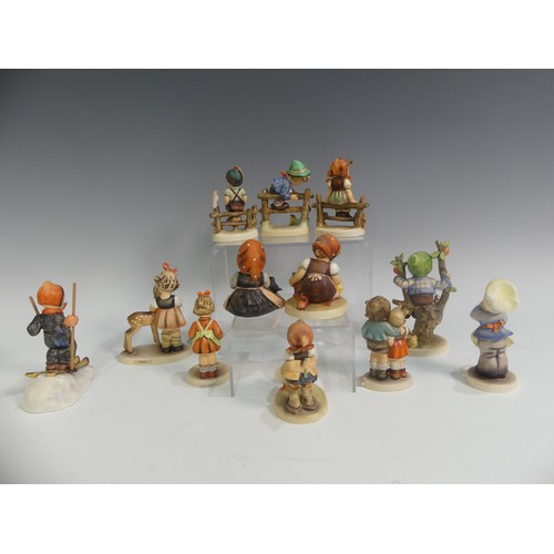 519 - a small quantity of Hummel Figures of Children, depicted engaging in various sporting and recreation... 