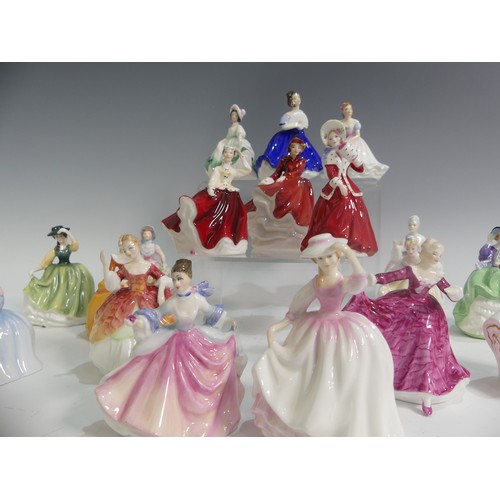 521 - A quantity of Royal Doulton Tiny Pretty Ladies, to include Gail, Hannah, Christmas Morn, Emma, Butte... 