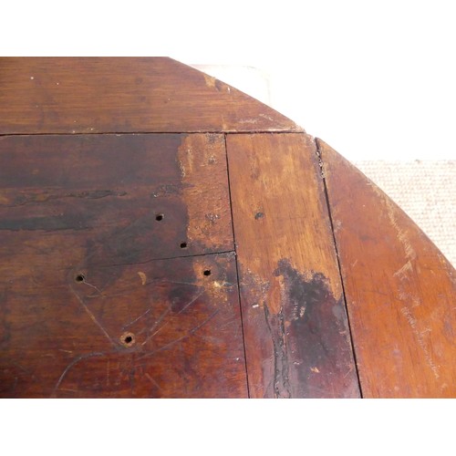 624 - An Arts and Crafts carved oak Butlers Tray, with all over floral motifs, 85cm x 69cm.... 