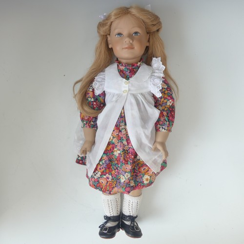 302 - Two boxed Heidi OTT collectors dolls Dolls, Clara is fully dressed in original clothing with composi... 