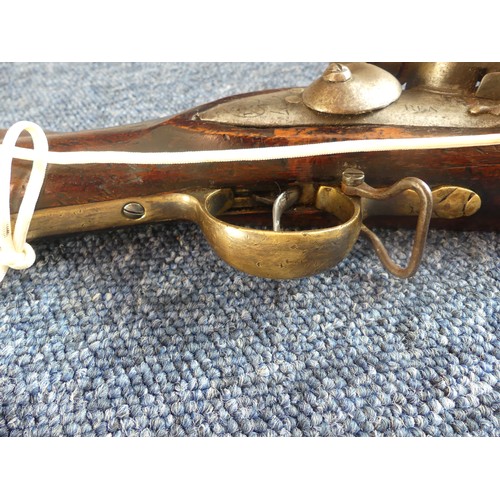 413 - An East India Company Brown Bess flintlock musket, John Rea for East India Company, dated 1797, with... 