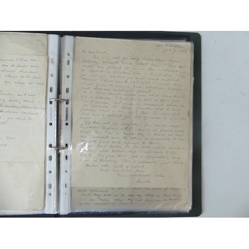 312 - HMS Bellerophon Interest; A WW1 period photograph album and series of letters from Arnold Frederick ... 