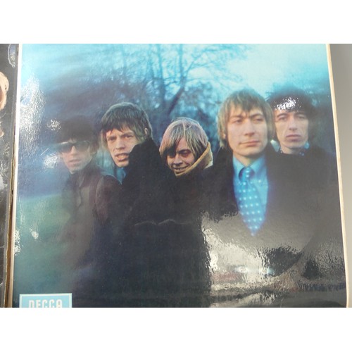 478 - Vinyl Records; four original The Rolling Stones LP's, all unboxed Decca Mono, 'Between the Buttons',... 