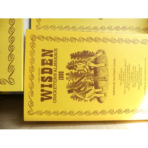 358 - Wisden Cricketers' Almanac, thirty-eight editions, 1963, 1970-2006, all soft covers except 1997-2006... 