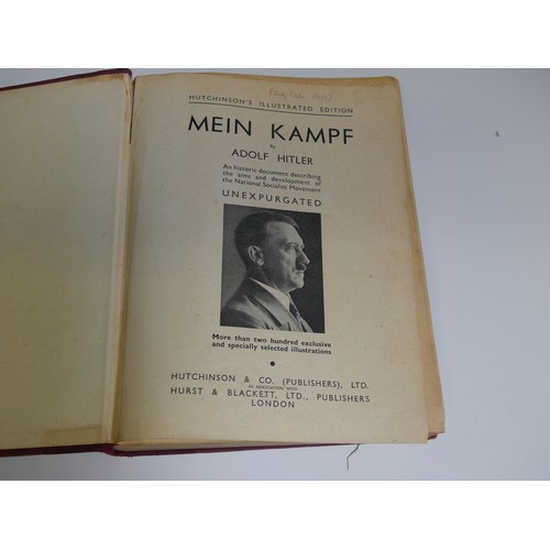 463 - 'Mein Kampf' by Adolf Hitler, English 'Unexpurgated Edition', pub. Hutchinson & Co., London.... 