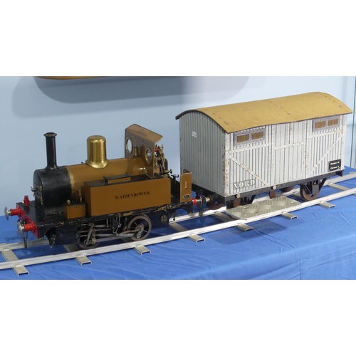 247 - A 5in gauge live steam 0-4-0 LBSC Tich Tank Locomotive, 'Maidenbower', well engineered, with maker's... 