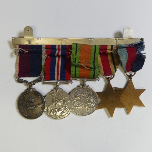 374 - RAF World War II and later group comprising 1939-45 Star, Africa Star, Defence and War medals, toget... 