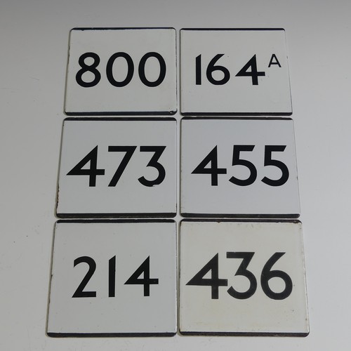 366 - London Transport; Twenty-four enamel route plates, including Night Bus, Special Journeys Only, Easte... 