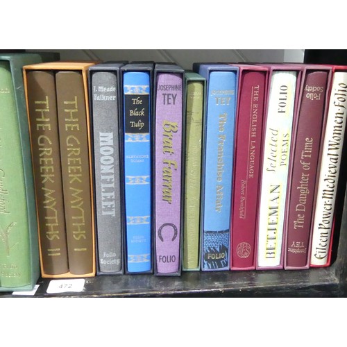 472 - Folio Society; A collection of 21 titles, including literature, poetry and reference (21)... 