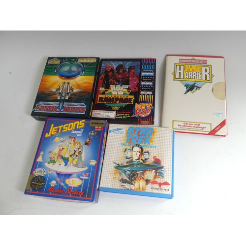 354 - 18 vintage boxed Atari ST games, including Final Flight, Ninja collection, WWF European rampage, pin... 