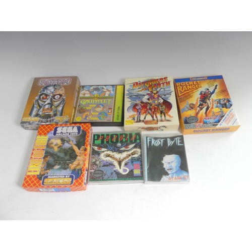 355 - 27 boxed vintage Atari ST computer games, including Monkey Island, Line of Fire, Gauntlet, Captain B... 