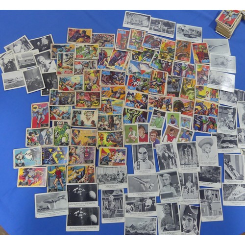 348 - A quantity of 'National Periodical' bubblegum cards, including Batman, Tarzan, Thunderbirds, footbal... 