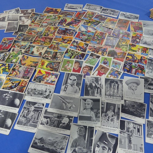 348 - A quantity of 'National Periodical' bubblegum cards, including Batman, Tarzan, Thunderbirds, footbal... 