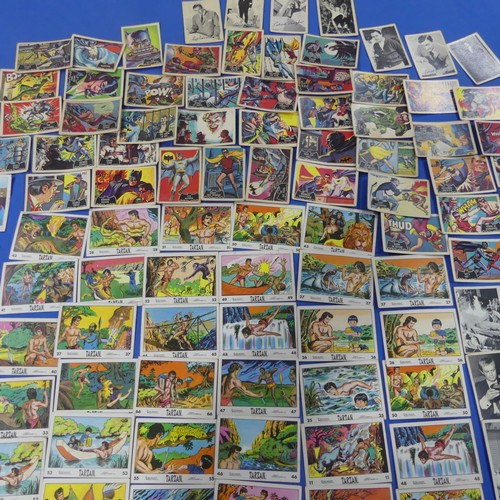 348 - A quantity of 'National Periodical' bubblegum cards, including Batman, Tarzan, Thunderbirds, footbal... 