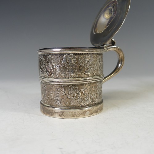 6 - A pair of early Victorian silver Open Salts, by John Wilmin Figg, hallmarked London, 1845, of circul... 