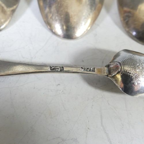 21 - A George III silver Old English pattern Serving Spoon, by Thomas Evans & George Smith III, hallm... 