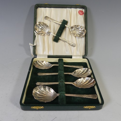 30 - A cased set of six George VI silver Teaspoons, by Cooper Brothers & Sons Ltd, hallmarked Sheffie... 