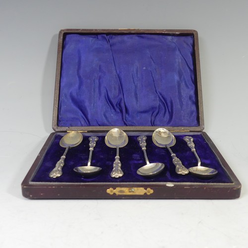 35 - A cased set of six Edwardian silver Teaspoons, by Henry Williamson Ltd., hallmarked Birmingham 1901,... 