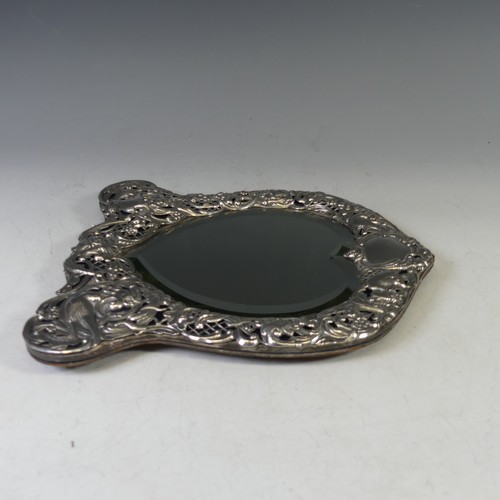 36 - A late Victorian silver mounted Easel Mirror, by William Comyns & Sons, hallmarked London, 1892,... 