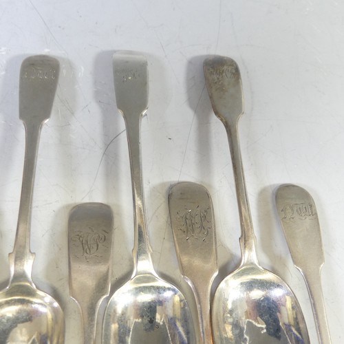 88 - A set of six late Victorian silver Teaspoons, by Joseph Rodgers & Sons, hallmarked Sheffield, 19... 