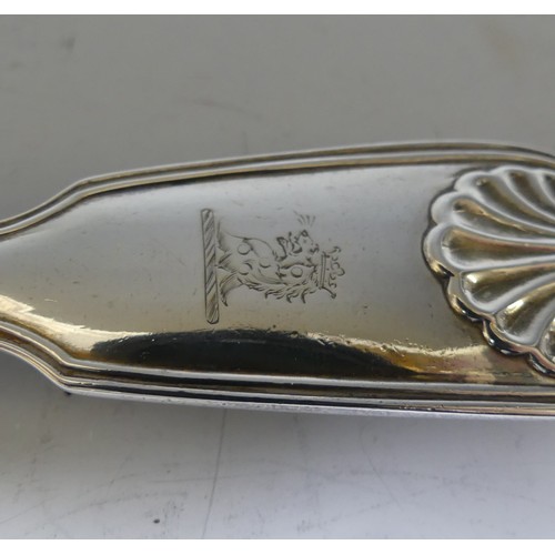 71 - A canteen of Victorian silver Cutlery, by Chawner & Co., (George Adams), hallmarked London, 1876... 