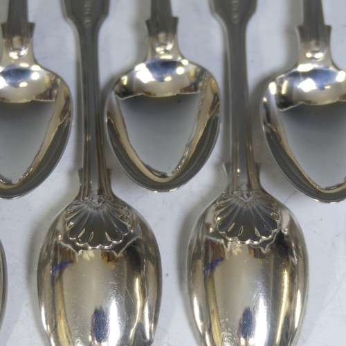 71 - A canteen of Victorian silver Cutlery, by Chawner & Co., (George Adams), hallmarked London, 1876... 