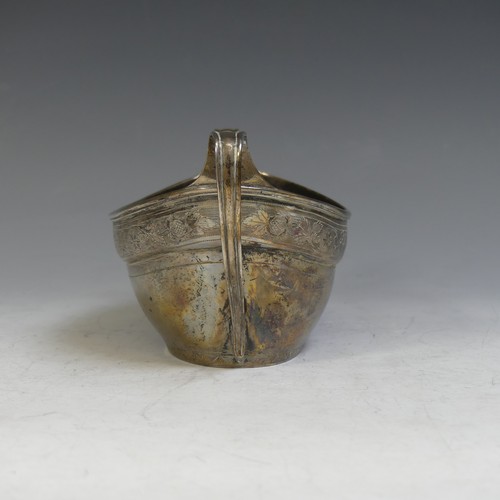 101 - A George III silver two handled Sugar Bowl, marks punched into the band of bright cut decoration and... 