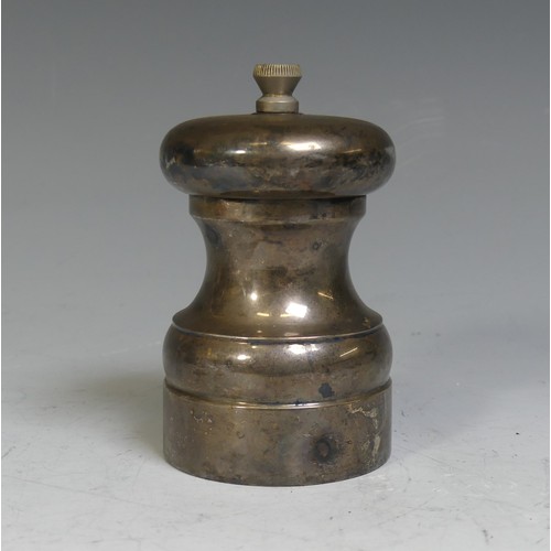 81 - A George V silver Sugar Caster, by Walker & Hall, hallmarked Sheffield, 1912, of octagonal form ... 