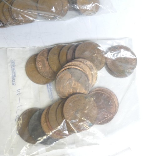 77 - A small quantity of Pre-1947 silver Coins, including 8 George V half crowns, loose, 3.8ozt, a coin s... 