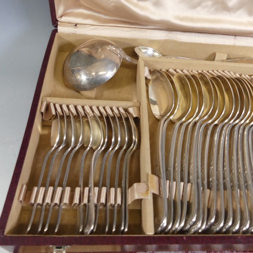 83 - A canteen of French silver-plated Cutlery, together with a cased carving set etc., (a lot)... 