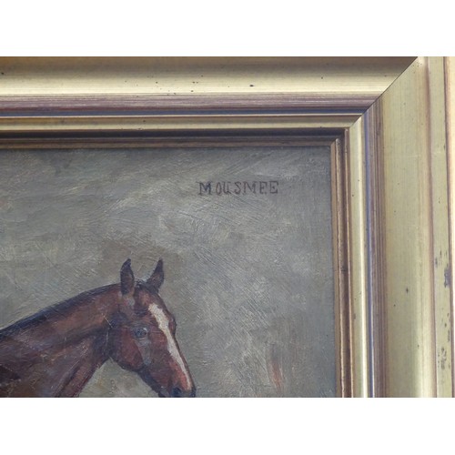 228 - May Burton (British, 1901-1995, 'Mousmee' and 'Ulster.IV', pair of horse portraits, oil on canvas, s... 