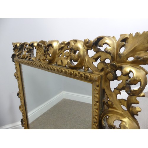 354 - A pair of Georgian style reproduction gilt-wood framed mirrors, frame is W 65xm x L 80cm.... 