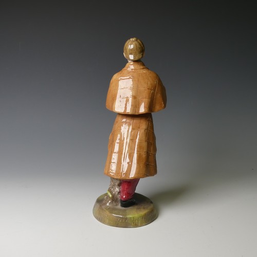 72 - A Royal Doulton figure of 'The Detective', H 23.5cm, with factory marks to base, together with three... 