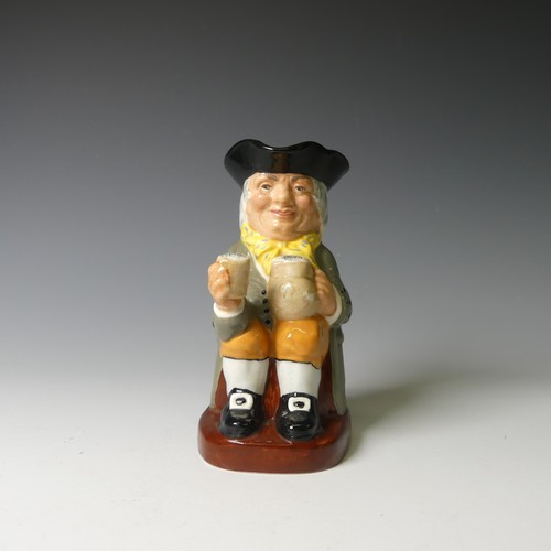 72 - A Royal Doulton figure of 'The Detective', H 23.5cm, with factory marks to base, together with three... 