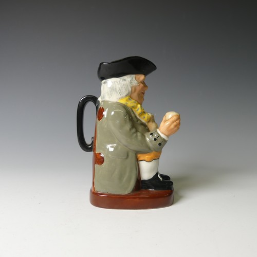 72 - A Royal Doulton figure of 'The Detective', H 23.5cm, with factory marks to base, together with three... 