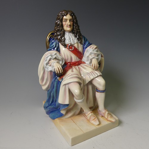 85 - A Royal Doulton limited edition figure of Charles II, from the Stuarts series, numbered HN3825, (/15... 